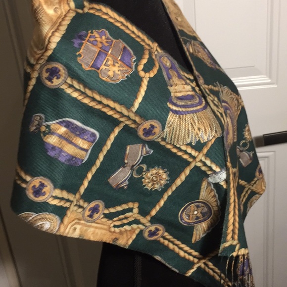 Cashmink  Scarf with Fringe Gendarmerie Royale Germany - Picture 5 of 11